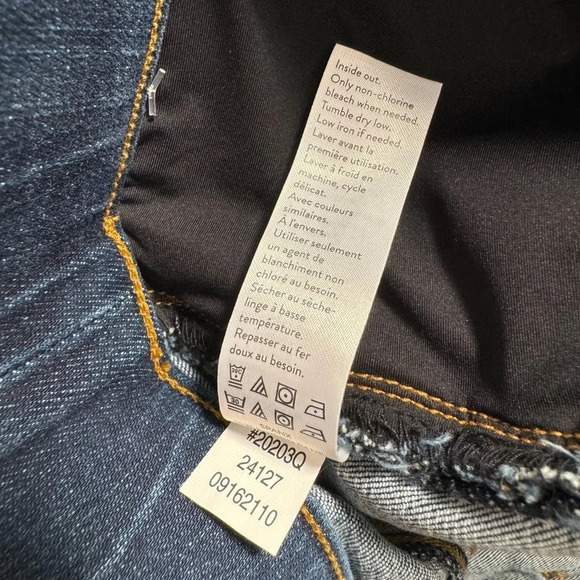 Spanx Skinny Pull On Jean Leggings Womens Size Medium Blue Mid Rise Stretch - Picture 7 of 12